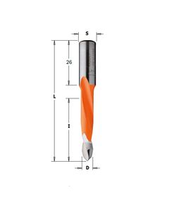 Сверло твердосплавное 10x35x70 мм, хвостовик 10 мм CMT 314.100.41, фото  | SNABZHENIE.com.ua