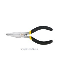 Щипцы плоскогубцы мини VOREL: гнутые, L= 120 мм, с изолированными ручками, фото  | SNABZHENIE.com.ua