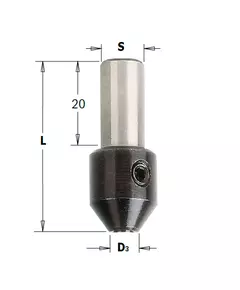 Адаптер для спіральних свердл 2,5 x 38 мм, хвостовик 10 мм CMT (364.025.00), фото  | SNABZHENIE.com.ua