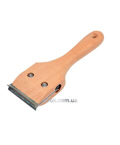 Цикля VOREL з дерев'яною ручкою, l= 60 мм, фото  | SNABZHENIE.com.ua