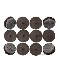 Пластикові фільцеві прокладки на цвях VOREL 20мм, набір 12шт, фото  | SNABZHENIE.com.ua