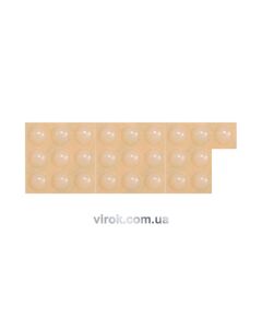 Силіконова самоклеюча прокладка під меблі VOREL, 8мм, набір 25шт, фото  | SNABZHENIE.com.ua