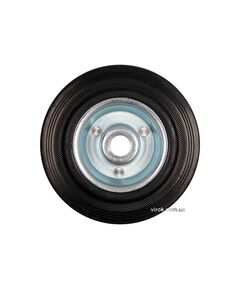 Колесо из черной резины VOREL; &Oslash;= 250 мм, b= 48 мм, нагрузка - 180 кг, фото  | SNABZHENIE.com.ua