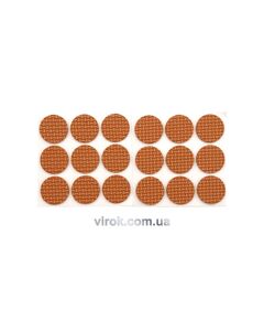 Протектор самоклеючий VOREL 25мм, набір 18шт коричневі, фото  | SNABZHENIE.com.ua