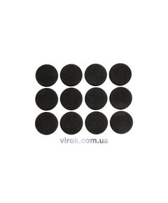 Протектор самоклеючий антиковзкий VOREL: 28мм, набір 12шт. (чорні), фото  | SNABZHENIE.com.ua