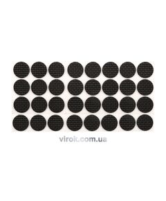 Протектор самоклеючий VOREL 18мм, набір 32шт чорні, фото  | SNABZHENIE.com.ua
