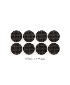 Протектор самоклеючий VOREL 38мм, набір 8шт чорні, фото  | SNABZHENIE.com.ua