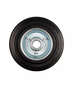 Колесо з чорної гуми VOREL; 125 мм, b = 33 мм, навантаження 100 кг (VO-87453), фото  | SNABZHENIE.com.ua