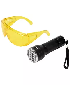 Ліхтар ультрафіолетовий VOREL з окулярами для виявлення протікання рідини, перевірки банкнот [80], фото  | SNABZHENIE.com.ua