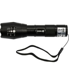 Ліхтар CREE XP-E світлодіодний VOREL; 5 Вт, 3 режими, 280 лм, живлення - 3 AAA батарейки, Ø = 40 мм, l = 135 мм, фото  | SNABZHENIE.com.ua