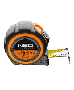 Рулетка NEO 3 м x 16 мм с магнитом, стальная лента, фото  | SNABZHENIE.com.ua