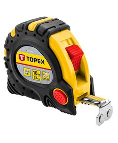 Рулетка TOPEX 10 м x 32 мм с магнитом, фото  | SNABZHENIE.com.ua