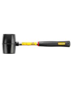 Киянка резиновая 450 г с металлической ручкой TOPEX 02A305, фото  | SNABZHENIE.com.ua