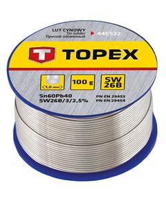 Припой оловянный 60% Sn, 1.0 мм, 100 г, проволока TOPEX, фото  | SNABZHENIE.com.ua