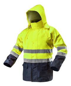 Куртка рабочая водостойкая сигнальная желтая XL NEO, фото  | SNABZHENIE.com.ua