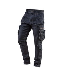 Робочі штани DENIM з 5 кишенями, розмір L, фото  | SNABZHENIE.com.ua