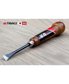 Резец ручной для резьбы по дереву 11 мм Takagi (Япония) стамеска ударная прямая, фото  | SNABZHENIE.com.ua