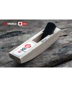 Ручной столярный мини рубанок 15 мм Takagi (Япония) с круглой плоской подошвой, фото  | SNABZHENIE.com.ua