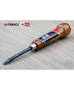 Резец для резьбы по дереву 4 мм Takagi (Япония) стамеска ударная V образная 90°, фото  | SNABZHENIE.com.ua