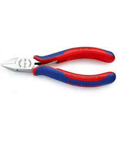 Кусачки бокові KNIPEX 77 42 130 для електроніки, 130 мм, фото  | SNABZHENIE.com.ua