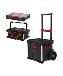 Набор из ящика на колесах, кейса и органайзера PACKOUT MILWAUKEE, фото  | SNABZHENIE.com.ua