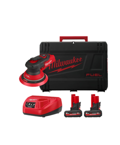 Шлифмашина эксцентриковая аккумуляторная бесщеточная MILWAUKEE M12 FROS5-502X Ø150мм (ЗУ+2ак.Х5Ач), фото  | SNABZHENIE.com.ua