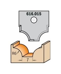 Нож профилирующий 20x20x2 CMT 616.015, фото  | SNABZHENIE.com.ua