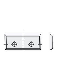 Ніж HM 16,0x7,0x1,5мм MG06 a=7,0 