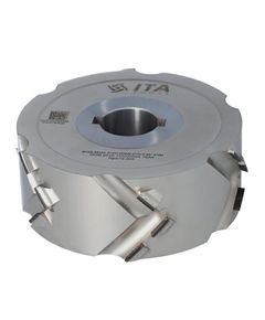 Фреза насадная D=125,44 I=44 D=30+2CH Z=3+3 H4,0 SYM 45° без фаски, фото  | SNABZHENIE.com.ua