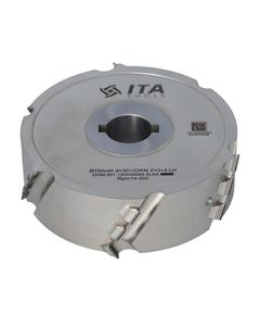 Фреза насадна DGM D=150 l=45 d=30+2CH Z=3+3 (18) H=4,5 LH без фаски, фото  | SNABZHENIE.com.ua