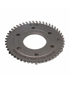 Насадна фреза Hogger COMPACT D=250 I=12 F=100+6/15/160 Z=48/6 (48) H6,0 RH, фото  | SNABZHENIE.com.ua