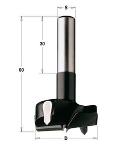 Свердло чашковое HW RH D=40 L=60 S=8 (цил. хвостовик) CMT, фото  | SNABZHENIE.com.ua