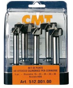 Комплект циліндричних свердл SP RH D=15-20-25-30-35 S=10x50 CMT, фото  | SNABZHENIE.com.ua