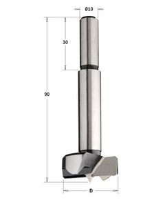 Сверло чашечное SP RH D=8 L=90 S=10x30 (цилиндрический хвостовик) CMT, фото  | SNABZHENIE.com.ua