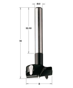 Свердло чашкове HW RH D=32 L=90 S=10x60 (циліндричний хвостовик) CMT, фото  | SNABZHENIE.com.ua