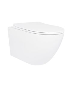 Унитаз подвесной Qtap Robin New Ultra Quiet с сиденьем с сиденьем Soft-Close  WHITE QT13332381АSW, фото  | SNABZHENIE.com.ua