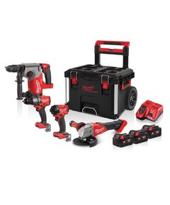 Набор из 4х инструментов аккумуляторных бесщеточных MILWAUKEE M18 FPP4BJ-503P, фото  | SNABZHENIE.com.ua