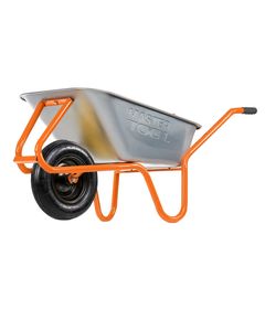 Тачка садово-строительная MASTERTOOL REINFORCED D-2 одноколесная 100 л/180 кг колесо пневматическое с камерой, фото  | SNABZHENIE.com.ua