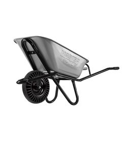 Тачка садово-строительная MASTERTOOL D-3 одноколесная 100 л/200 кг колесо цельнолитое резиновое ТSR408-MB Ø 40, фото  | SNABZHENIE.com.ua