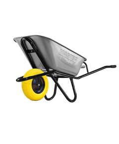 Тачка садово-строительная MASTERTOOL D-3 одноколесная 100 л/200 кг колесо полиуретановое PU 4.0х8 Ø 40 см, фото  | SNABZHENIE.com.ua