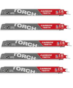Полотно для сабельных пил TORCH CARBIDE MILWAUKEE, 230х3,1мм, (5шт), (металл), фото  | SNABZHENIE.com.ua
