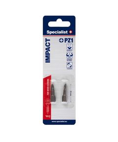 Вставка-отвертка Specialist+ PZ1x25, 2 шт., фото  | SNABZHENIE.com.ua