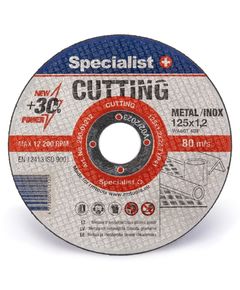 Диск абразивний відрізний по металу Specialist+ CUTTING 125x1,2x22 мм, фото  | SNABZHENIE.com.ua