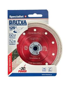 Алмазный диск Specialist+ BRITVA 125x1,3x22 мм, фото  | SNABZHENIE.com.ua