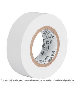 Изолента акриловая белая 19 мм x 18 м TRUPER M-33B, фото  | SNABZHENIE.com.ua