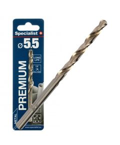Сверло по металу Specialist+ PREMIUM 5,5 мм - точність і якість 64-0055, фото  | SNABZHENIE.com.ua