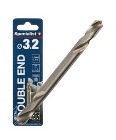 Сверло по металлу Specialist+ 3.2x12/49 мм, двустороннее, 2 шт., фото  | SNABZHENIE.com.ua