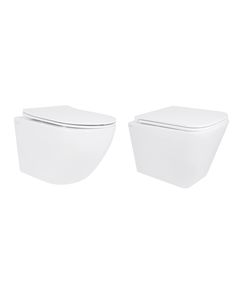 Акционный набор: Унитаз подвесной Jay Ultra Quiet QT07335177W 485х360х320 + Tern Ultra Quiet QT17332303ASW 490x365x325, фото  | SNABZHENIE.com.ua