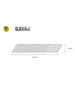 Сегментные лезвия 18мм OLFA LBD-50 Heavy-Duty 50шт (OF-LBD-50), фото  | SNABZHENIE.com.ua