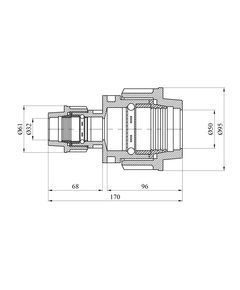 Муфта редукционная ПЭ SantehPlast 32х50 мм, фото  | SNABZHENIE.com.ua